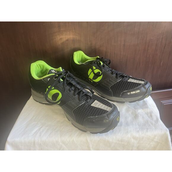 PEARL iZUMi X-Road Fuel v5 Cycling Shoes~EUR 49- Mens Size 14 Black & Green - Picture 2 of 15